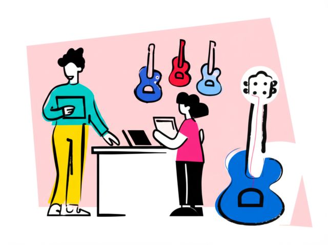 Header image for Music Store Sales Associate