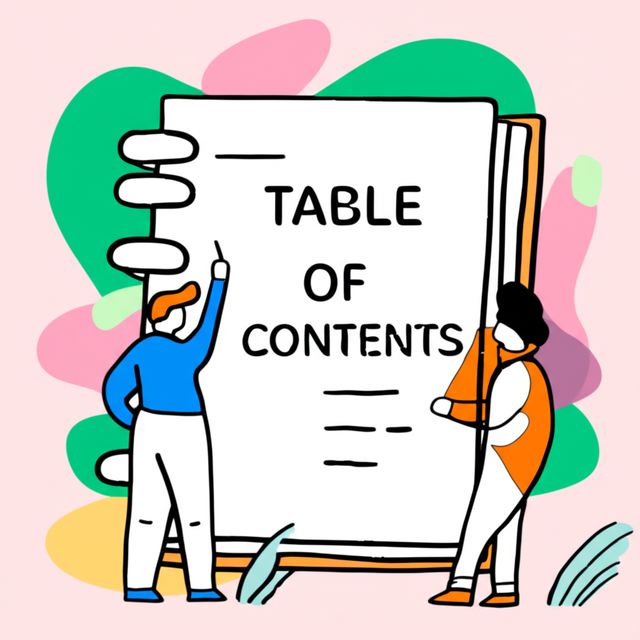 Image representing Table of Contents